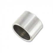 Embout tube pour corde 10 mm argenté vieilli x1