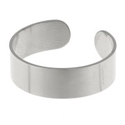 Anello largo regolabile - 6 mm - acciaio inox 316L x1|raw }}