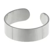 Anello largo regolabile - 6 mm - acciaio inox 316L x1