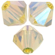 Biconi Preciosa 4 mm - MC Bead Rondell - Acid Yellow AB 2X x30