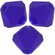 Biconi Preciosa 4 mm - MC Bead Rondell - Cobalt Blue Matt x30