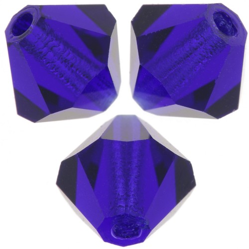 Biconi Preciosa 5 mm - MC Bead Rondell - Blue Cobalt x12