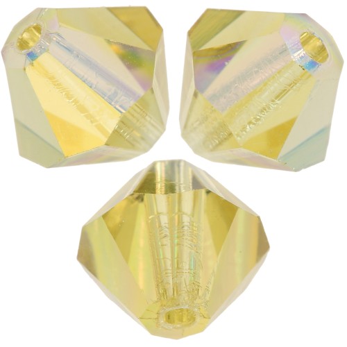 Biconi Preciosa 5 mm - MC Bead Rondell - Acid Yellow AB x12