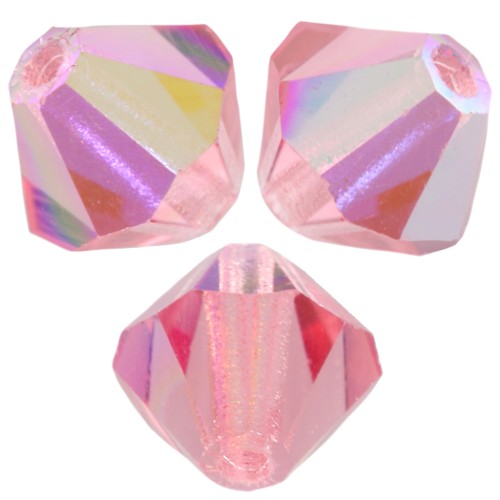 Biconi Preciosa 5 mm - MC Bead Rondell - Rose Peach AB x12