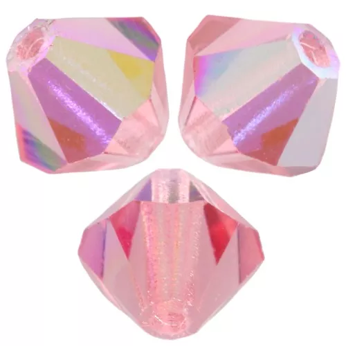 Biconi Preciosa 5 mm - MC Bead Rondell - Rose Peach AB x12