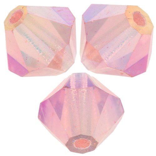 Biconi Preciosa 5 mm - MC Bead Rondell - Rose Peach AB 2X x12
