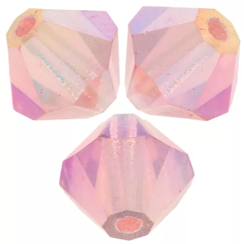 Biconi Preciosa 5 mm - MC Bead Rondell - Rose Peach AB 2X x12