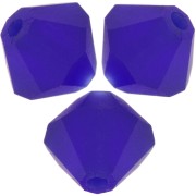 Biconi Preciosa 5 mm - MC Bead Rondell - Cobalt Blue Matt x12