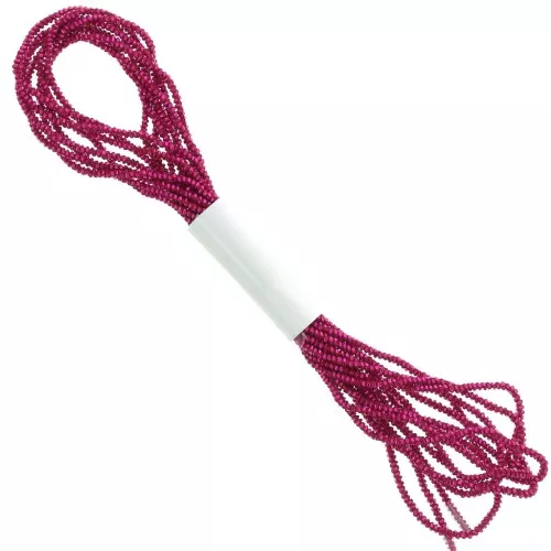 Filo metallico - Facets Kreinik - per ricamo - 1,7 mm - Fucsia (024) x2,5m