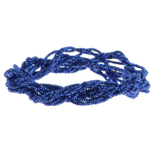 Filo metallico - Facets Kreinik per ricamo - 1,7 mm - Blu Zaffiro (051) x2,5m