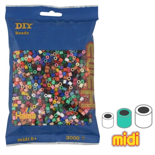 Assortimento di perle Hama Mix Multicolore (n°67) x3000