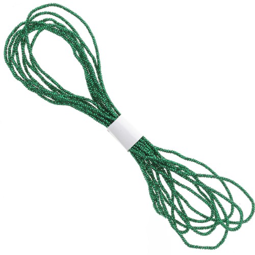 Filo metallico - Facets Kreinik per ricamo - 1,7 mm - Smeraldo (009) x2,5m