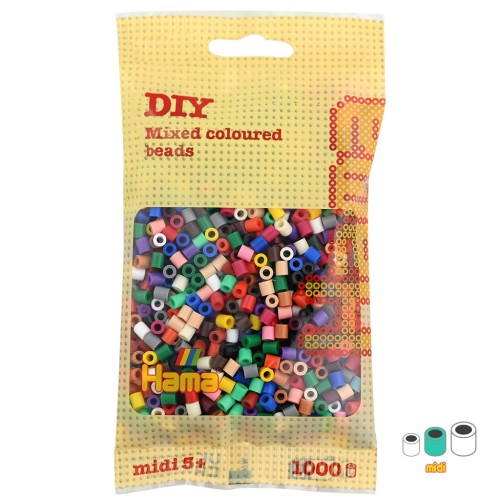 Assortimento di perle Hama Multi Naturale x1000