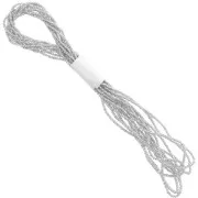 Filo metallico -Facets Kreinik per ricamo - 1,7 mm - Argento (001) x2,5m