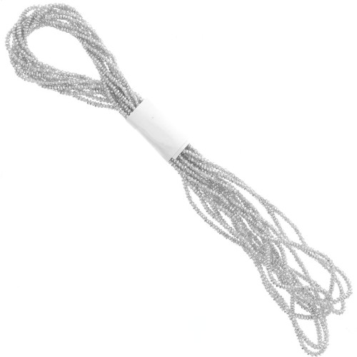 Filo metallico -Facets Kreinik per ricamo - 1,7 mm - Argento (001) x2,5m