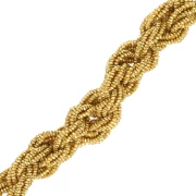 Filo metallizzato - Facets Kreinik per ricamo - 1,7 mm - Oro (002) x2,5m