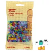 Assortimento di perle Hama Multi Trasparente (n°53) x1000