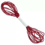 Filo metallico - Facets Kreinik per ricamo - 1,7 mm - Rosso (003) x2,5m