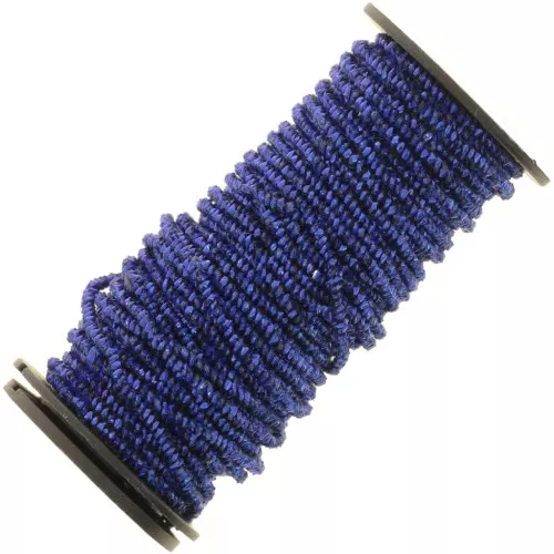 Filo metallico - Sfaccettature Kreinik per ricamo - 1,7 mm - Blu reale (033L) x3m