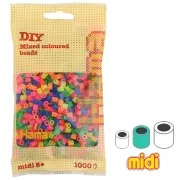 Assortimento di perle Hama Multi Neon (n°51) x1000
