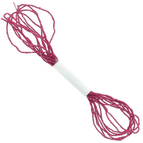 Filo metallico - Petite Facets Kreinik per ricamo 1,3 mm fucsia (024) x2,5m