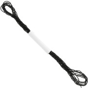 Filo metallico - Petite Facets Kreinik per ricamo 0,9 mm Nero (005) x2,5m