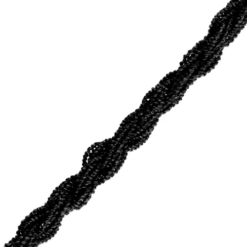Filo metallico - Petite Facets Kreinik per ricamo 0,9 mm Nero (005) x2,5m