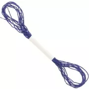 Filo metallico Petite Facets Kreinik per ricamo 1,3 mm Blu reale (033L) x2,5 m
