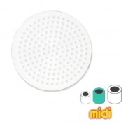 Targhetta rotonda BIO da 8,4 cm per perline Hama Midi x1