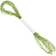 Filo metallico Petite Facets Kreinik per ricamo 1,3 mm Chartreuse (015) x2,5 m