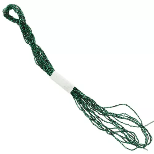 Filo metallico Petite Facets Kreinik per ricamo 0,9 Emerald (009) x2,5m