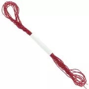 Filo metallico Petite Facets Kreinik per ricamo 0,9 rosso (003) x2,5m