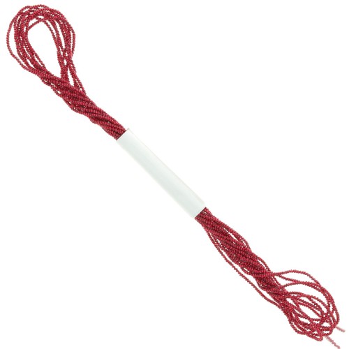 Filo metallico Petite Facets Kreinik per ricamo 0,9 rosso (003) x2,5m