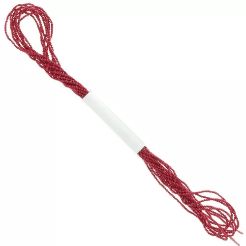 Filo metallico Petite Facets Kreinik per ricamo 0,9 rosso (003) x2,5m