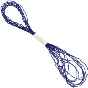 Filo metallico Petite Facets Kreinik per ricamo 0,9 mm Blu zaffiro (051) x2,5 m