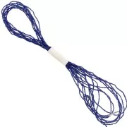 Filo metallico Petite Facets Kreinik per ricamo 0,9 mm Blu zaffiro (051) x2,5 m