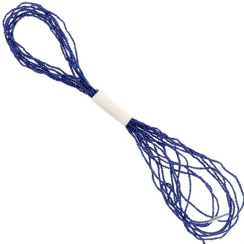 Filo metallico Petite Facets Kreinik per ricamo 0,9 mm Blu zaffiro (051) x2,5 m