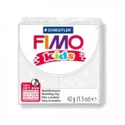 Pasta Fimo Kids 42gr Bianco Pailleté (n°52)