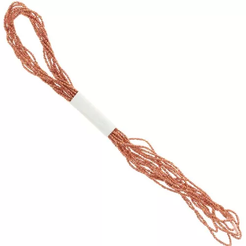 Filo metallico Petite Facets Kreinik per ricamo 1,3 mm rame (021) x2,5m