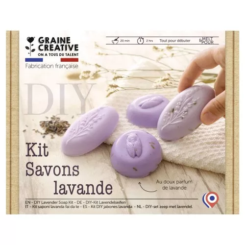 Kit di saponi Graine Créative - Kit di saponi alla lavanda x1
