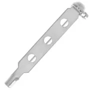 Fermaglio 33 mm Argentato x1