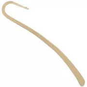 Segnalibro 8,5 cm da decorare - Dorato x1