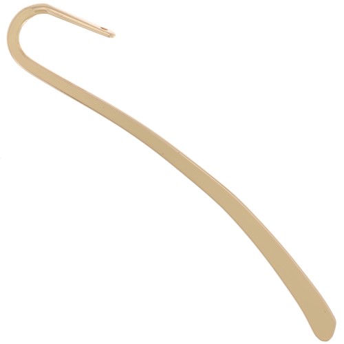 Segnalibro 8,5 cm da decorare - Dorato x1