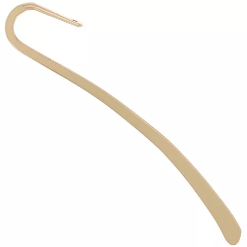 Segnalibro 8,5 cm da decorare - Dorato x1