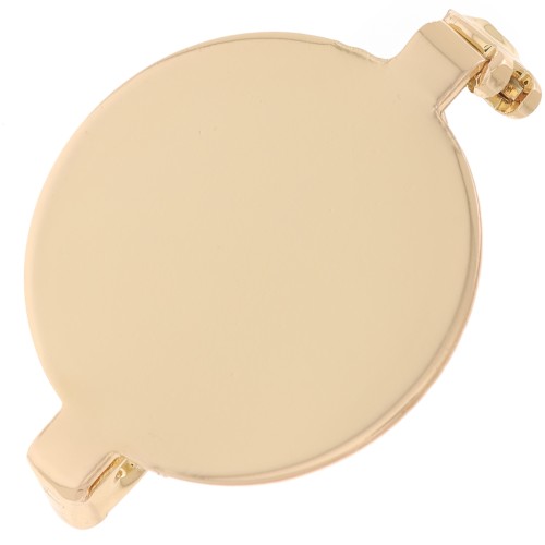 Porta spille con base per cabochon piatti da 20 mm - dorato x1