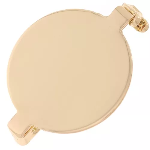 Porta spille con base per cabochon piatti da 20 mm - dorato x1