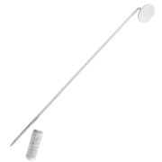 Fibula da 75 mm per cabochon da 8 mm - Argentato x1