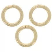 Anelli aperti 6x1 mm - dorato x50