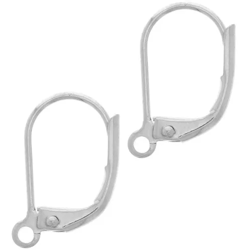 Monachelle 14 mm Argento x4