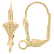 Monachelle giglio di lys con anello 16 mm dorato x2|raw }}